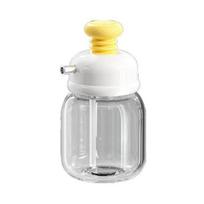 100ml Stiklinis prieskonių buteliukas Su spaustuku ir reguliavimu Cruet talpykla Aliejaus, sojų padažo, acto dozatorius Virtuvės įrankis balta
