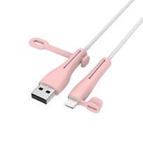 Naujas kabelio apsaugas, minkštas silikoninis dangtelis Apple iPhone USB įkroviklio kabeliui, apsaugos priemonė, laido vyniotuvas, praktiški priedai