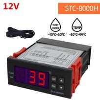 STC-8000H AC 220V DC 12V Temperature Controller Thermostat Thermoregulator incubator Relay with Heating and Cooling