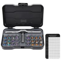 24 in 1 Screwdriver Set Ratchet Allen Wrench Set Multi-function Screwdriver Kit with Removable T Handle for Repair Hand Tools