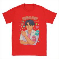 Novelty Jinu SODA POP Kpop Demon Hunters T-Shirts for Men Round Collar Pure Cotton T Shirt  Short Sleeve Tee Shirt 4XL 5XL Tops S