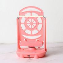 USB Power Mobile Phone Stand Shaker Automatic Brushing Step Artifact for Pokemon Go Walker Phone Holder for Pokemon rožinė