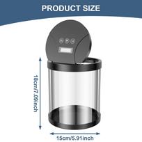Electronic Time Lock Box Timer Lock Container Multi Function Time Lock Box Bin For Cigarettes Toys Mobile Phones No Battery 18X15CM juoda