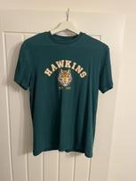 Stranger Things Unisex Green T-Shirt, Size M 10-12 - Crew Neck 4XL