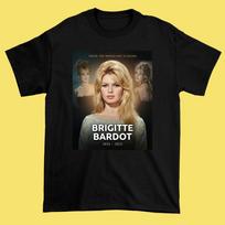 Brigitte Bardot Juodi medvilniniai marškinėliai Visų dydžių S-5XL Unisex H221 Unisex T-shirt M beige