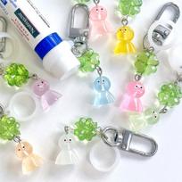 Lip balm, lipstick, lip tint, case, key ring holder Random delivery