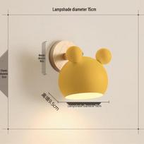 OEING Nordic Macaron Mickey Mouse Wall Lamp