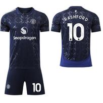2024-25 Manchester United blue away jersey #10 Rashford Football Jerseys 18