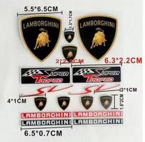 3D lipdukas Lamborghini Urus Huracan Aventador Premium Automobilio emblema Dekoratyviniai lipdukai Logotipas atspindintis Automobilio lipdukas Priedas