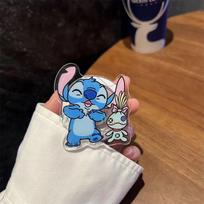 Blue Stitch Magsafe-Compatible Magnetic Phone Holder - Retractable, Foldable, and Strong Adsorption.