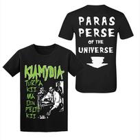 Chlamidija Suomių Roko Grupė Tamsaus Metalo Stilius Punk Amerikietiškas Vintage Laiski Vyriški ir Moteriški Marškinėliai Trumpomis Rankovėmis 2XL