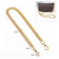 Water drop type Bag Accessories strap crossbody Wide chain with underarm shoulder strap for saddle bag straps for women's bags 40cm