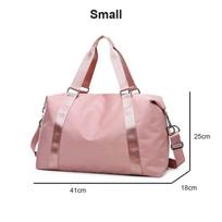Women's Large Travel Bag Multi-Functional Duffle Tote Bag Handbags Nylon Waterproof Shoulder Bag Women Wet Dry Pockets Gym Bags