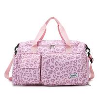 Large Capacity Travel Duffel Bag for Women Leopard Zebra Camouflage Women's Handbag Fitness Dry Wet Separation Shoulder Bag