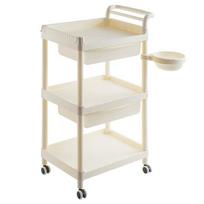 Carrito de almacenamiento móvil para salón de belleza, organizador de herramientas de cuidado facial