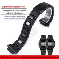 For Casio G-shock DW-6900/DW9600/DW5600/GW-M5610 High Quality Plastic Watchband Men Watch Strap Wristband Bracelet Accessories 16mm juoda