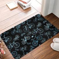 MTB Bike Door Floor Kitchen Bath  Living Room Mat Anti-Slip Outdoor Bicycle Cyclist Biking Doormat Entrance Rug Carpet Footpad 50X80cm