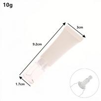 10/15/30g Cosmetic Soft Tubes Sunscreen Cream Lotion Liquid Foundation Refillable Bottles Hyaluronic Acid Dropper Empty Bottle