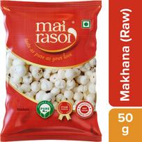 Mai Rasoi Phool Makhana Indijos užkandis Rinkti lotoso sėklų Skrudinti traškūs Be glitimo Sveikas 50 g Pakuotė 1 vnt.