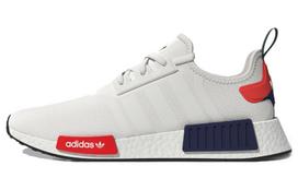 Adidas NMD_R1 „Balta, tamsiai mėlyna, saulės raudona“ HQ4464 42⅔