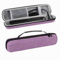 EVA Hair Straighteners Storage Bag Waterproof Scratchproof Curling Irons Carrying Case Large Capacity Hair Rollers Storage Bag violetinė