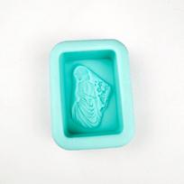 Soap Mold Beauty Bath Handmade Soap Mold DIY Square Aromatherapy Plaster Crafts Liquid Silicone Mold Chocolate Mold Baking Mold žalia
