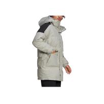 Adidas Terrex Colorblock Mid-Length Hooded Down Jacket Men Outerwear Grey GL7413 XS