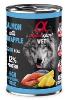 ALPHA SPIRIT WET Lašiša su ananasu - drėgnas maistas šunims - 400g