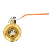 1 vnt. DN32 114BSP žalvarinis vamzdžio rutulinis ventilis 1.6MPa vandeniui, alyvai, dujoms