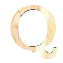 Alphabet en bois 11,5cm Lettre Q