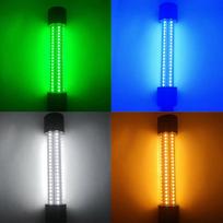 20W 12V-24V LED žvejybos žibintai vandeniui atsparus povandeninis žvejybos žibintas panardinamas valties naktinio žvejybos žibintai pritraukti kalmarus krilius šviesa