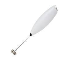 Milk Frother Handheld Foam Maker Handheld Powerful Egg Whisk Drink Mixer For Coffee Cappuccino Latte Matcha Hot Chocolate balta