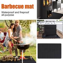 Large Outdoor Grill Mat, Flame Retardant Grill Mat, Fireplace Mat, Fire Mat, Oil And Grill One Size