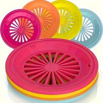 4Pcs Gorgeous Style Plastic Paper Tray Holder - Dishwasher Washable, Reusable, Heat Resistant