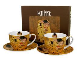 2 puodelių rinkinys Klimt Pabučiavimas 250 ml