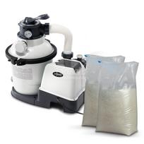 Sand Filter Pump 12000 L/H Intex 26652 + 50 Kg Of Sand