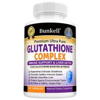 Glutationo kompleksas maisto papildas, su vitaminu C, selenu, kvercetinu, 120 kapsulių 120 Capsules
