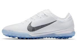 Nike Mercurial Vapor 12 TF Dirbtinės dangos Amortizuojantys Neslystantys Atsparūs dilimui Žolės futbolo bateliai Vyriški Balti AH7388-107 44