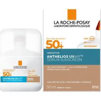 La Roche-Posay Anthelios UVAir Serum Solar SPF50+ Natural Medium Tint - Sunscreen & Pollution Protection Serum 50ml