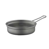 Camping Cook Pots with Folding Handle Outdoor Cooking Pots Frypan Utensils Camping Cookware Tableware Easy to Clean