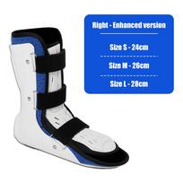 Ankle Fracture Walking Boot Breathable Walkable Ankle Support Brace Adjustable Ankle Stabilizer for Broken Foot & Sprain Support S size 24cm