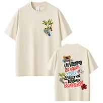 Rapper Bad Bunny T-shirt Debi Tirar Mas Fotos DTMF World Tour T Shirts Men's Clothing Fashion Hip Hop Vintage T-shirt Streetwear S juoda