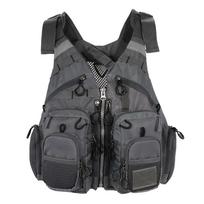 Lixada Outdoor Kvėpuojanti gelbėjimosi liemenė Superior 209lb Bearing Gelbėjimo saugos striukė unpadded pilka