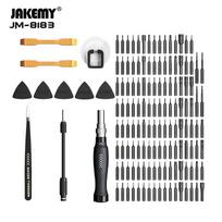 JAKEMY 145 viename tikslaus magnetinio atsuktuvo rinkinys šešiakampis Phillips atsuktuvas CR-V, skirtas mobiliojo telefono planšetinio kompiuterio nešiojamojo kompiuterio taisymo įrankiui JM-8183