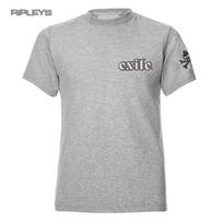 Exile Cycles Custom Motorcycle Chopper Oval Grey Last One Unisex T-shirts S
