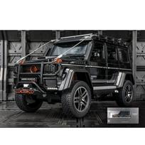 1/24 skalės Brabus G550 lydinio automobilio modelis Šviesos ir garso efektai liejami automobiliniai žaislai berniukams gimtadienio dovanos Vaikų žaislų automobilių kolekcija 1/24-Size:22*10.5*9cm juoda