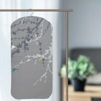 Drabužių garlaivis Pakabinamas lyginimo lentos padėklas, nešiojamas raukšlių kilimėlis pilka spalva