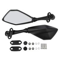 Galinio vaizdo veidrodėliai Kawasaki Ninja 300R EX300 2013-2017 ZX6R 636 2013-2023 Honda CBR600RR 03-11 juoda