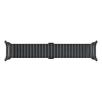 Nailoninis dirželis Samsung Galaxy Watch 7 Ultra 47mm apyrankei, bekelės sportinis apyrankės apyrankė Galaxy Watch ultra 47mm laikrodžio dirželiui Watch 7 Ultra 47mm juoda