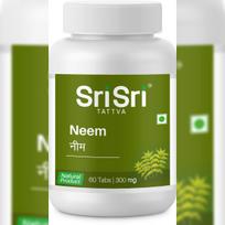 Sri Sri Tattva Neem Tablet 300mg, 60Tablets X Pack of 3